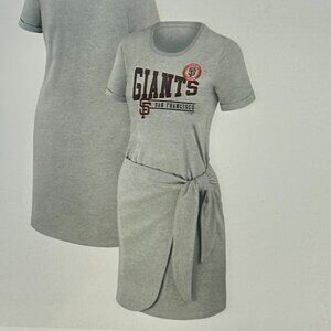 San Francisco Giants WEAR by Erin Andrews Women's Knotted T-Shirt Dress